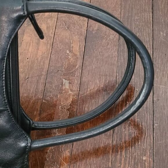 Renzo Rosati Italy Black Vegan Leather Handbag - Picture 11 of 15